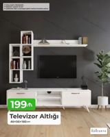 Televizor altlığı və divar rəfi dəsti - Ölçü: 40 50 180 sm — Furniture