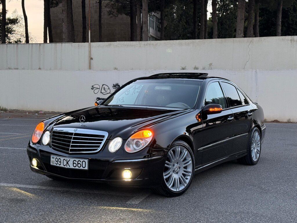 Mercedes E 320, 3.2 L, 2003 il, 243 000 km — Avtomobillər, Sumqayıt (5)