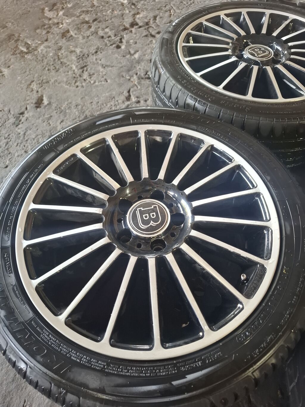 Brabus tərzində yüngül lehimli disk və şin komplekti Vasson — Avto, Bakı (6)