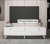 TV stend – 150 AZN - Minimalist dizayn, ağ rəng - 3 qapılı saxlama — Mebel