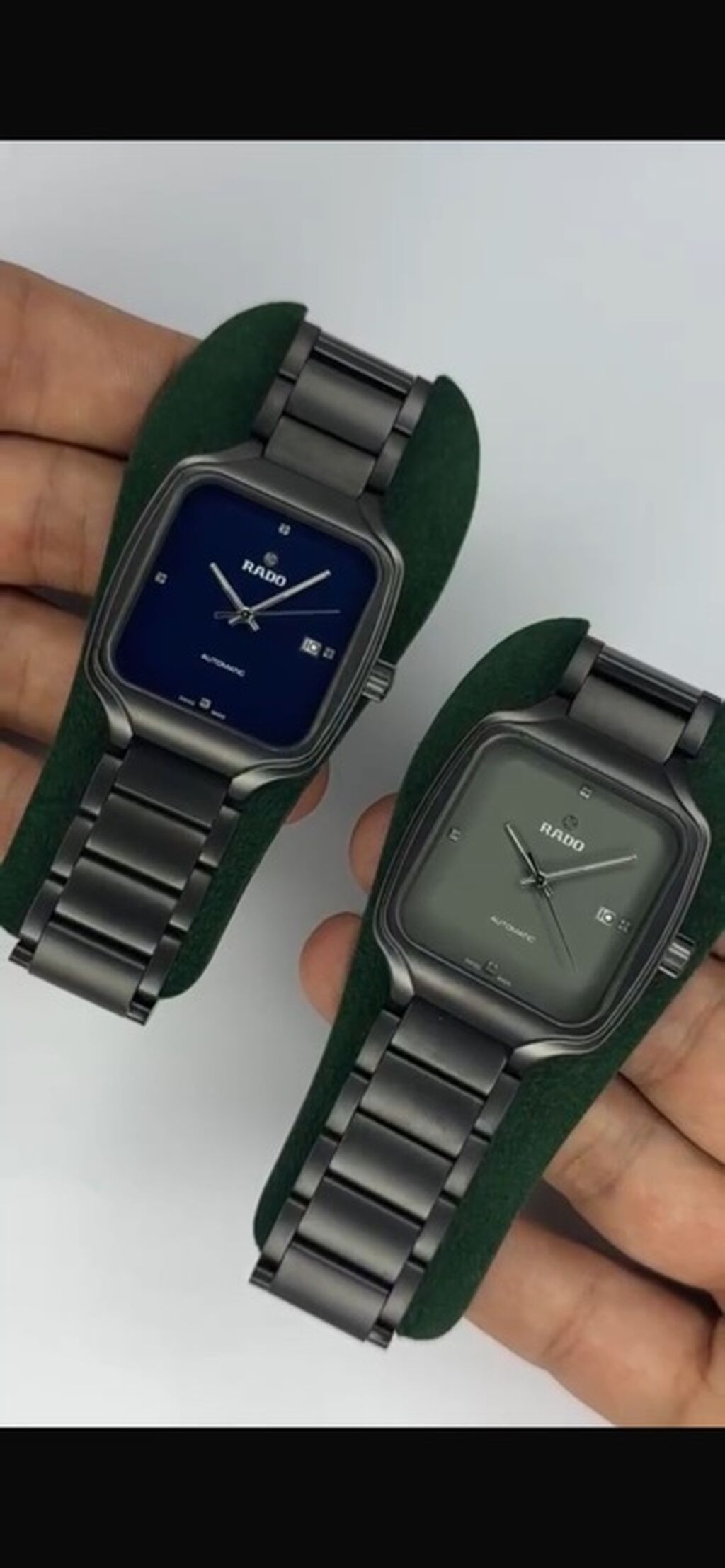Rado avtomatik kişi qol saatı Rəngi Getmir - Korpus: kvadrat-aşınmış — Qol saatları, Masazır (2)