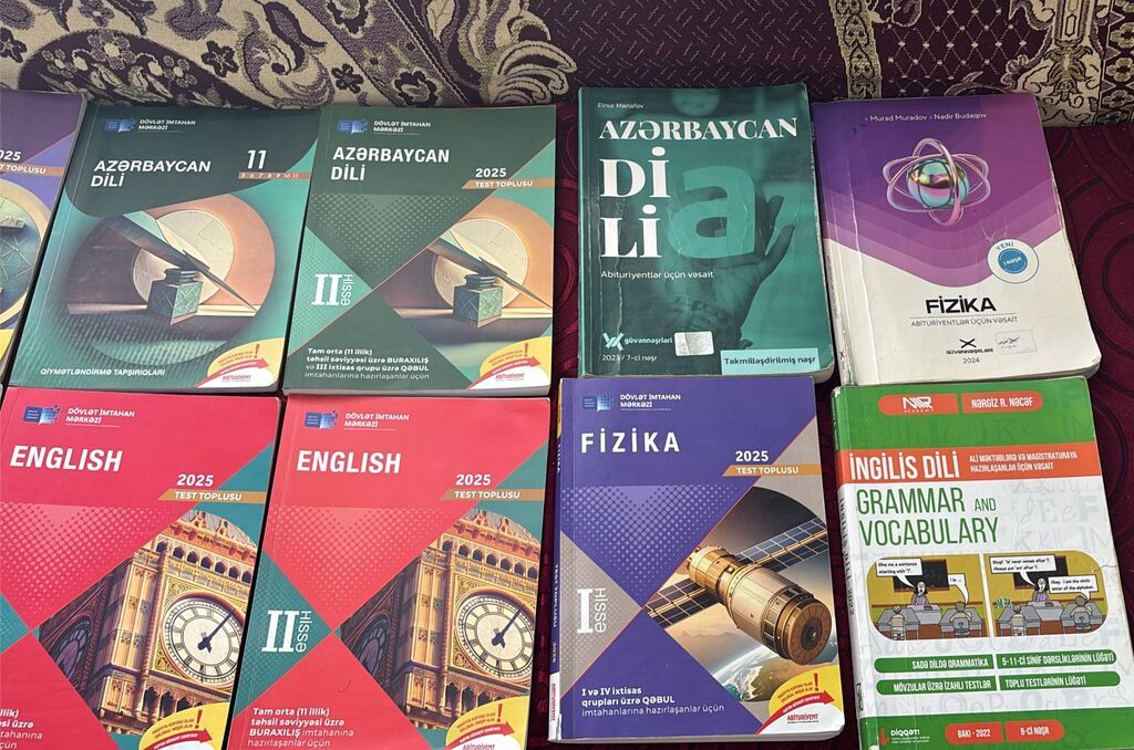Məktəb və abituriyent hazırlığı üçün dərslik və test toplusu seti — Kitablar və jurnallar, Bakı