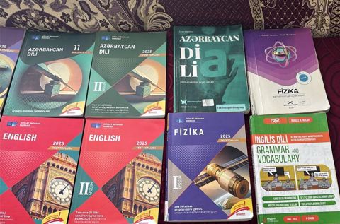 Məktəb və abituriyent hazırlığı üçün dərslik və test toplusu seti — Bakı