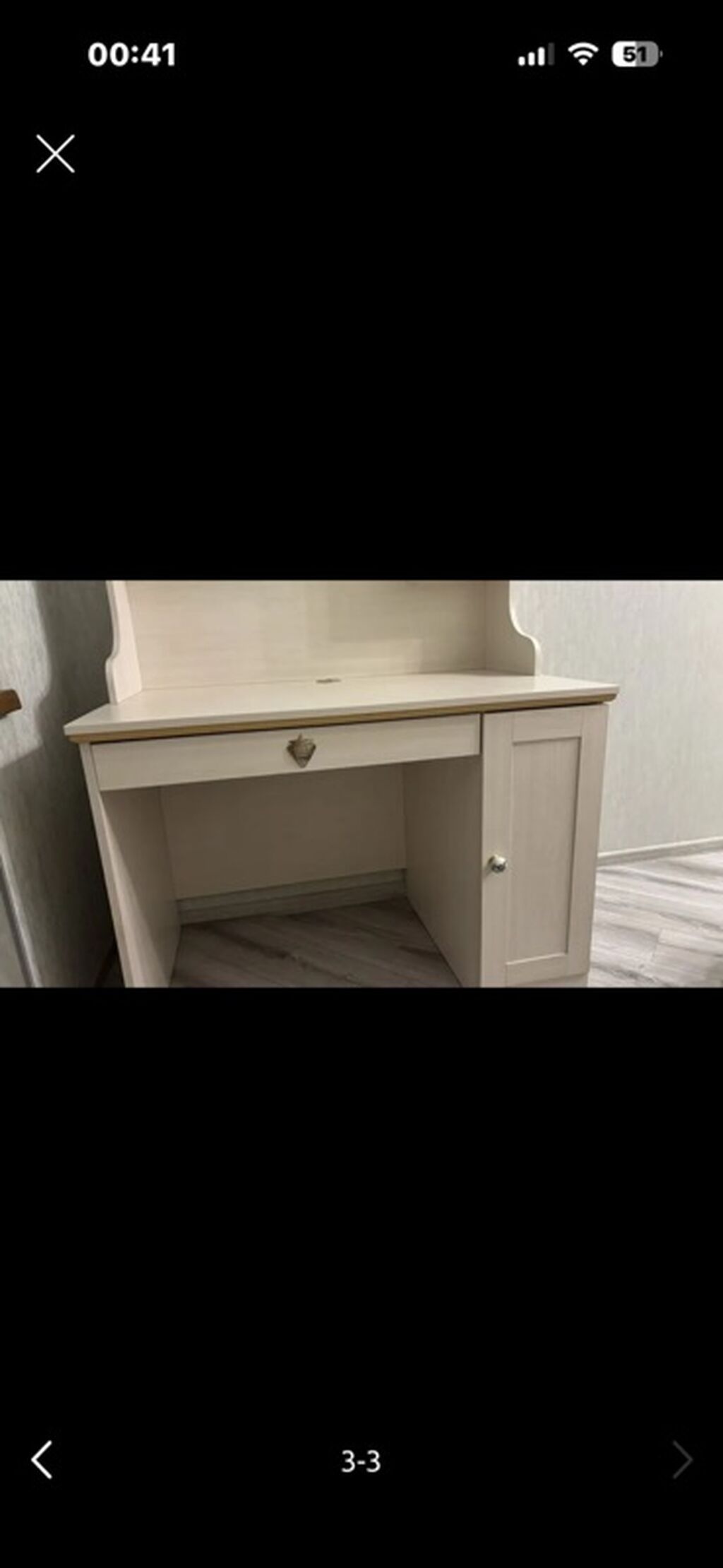 Düz masa, Stulsuz, Polkalı, Siyirməli, Sadə laminat — Mebel, Bakı (3)