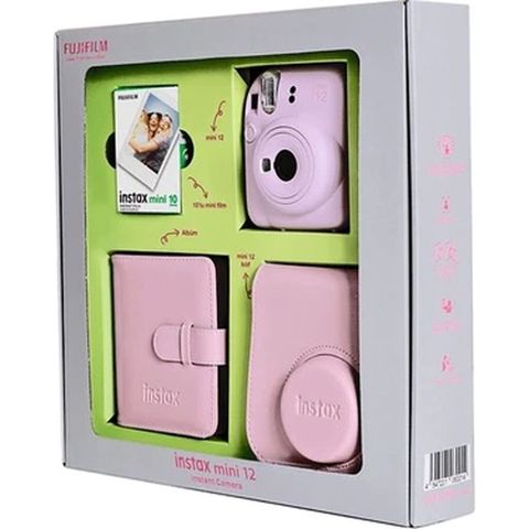 Fujifilm Instax Mini 12 – hədiyyə dəsti Məzmun: - Instax Mini 12 ani — Bakı