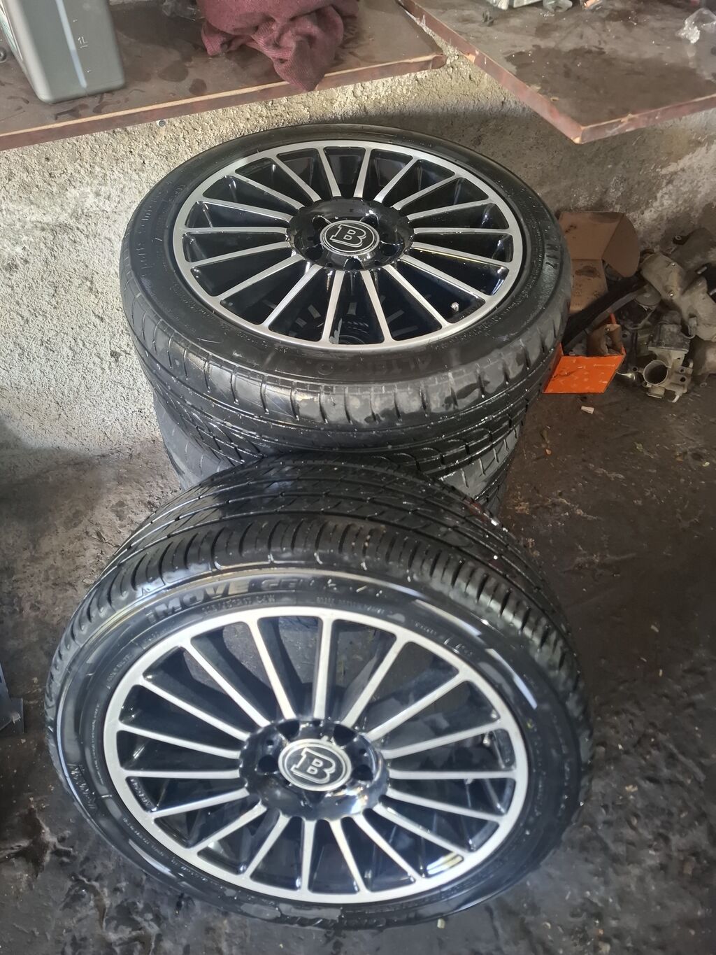 Brabus tərzində yüngül lehimli disk və şin komplekti Vasson — Avto, Bakı (5)