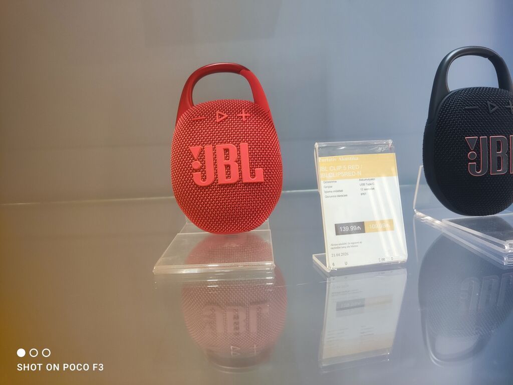 Işləmiş ama ideal vəziyyətdədir JBL Clip 5 portativ akustika Model — Elektronika, Bakı (3)
