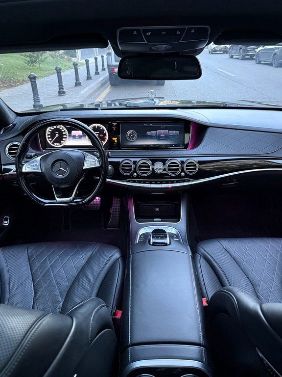 Mercedes S 500 4MATIC, 4.7 L, 2014 il, 130 000 km — Avtomobillər, Bakı (12)