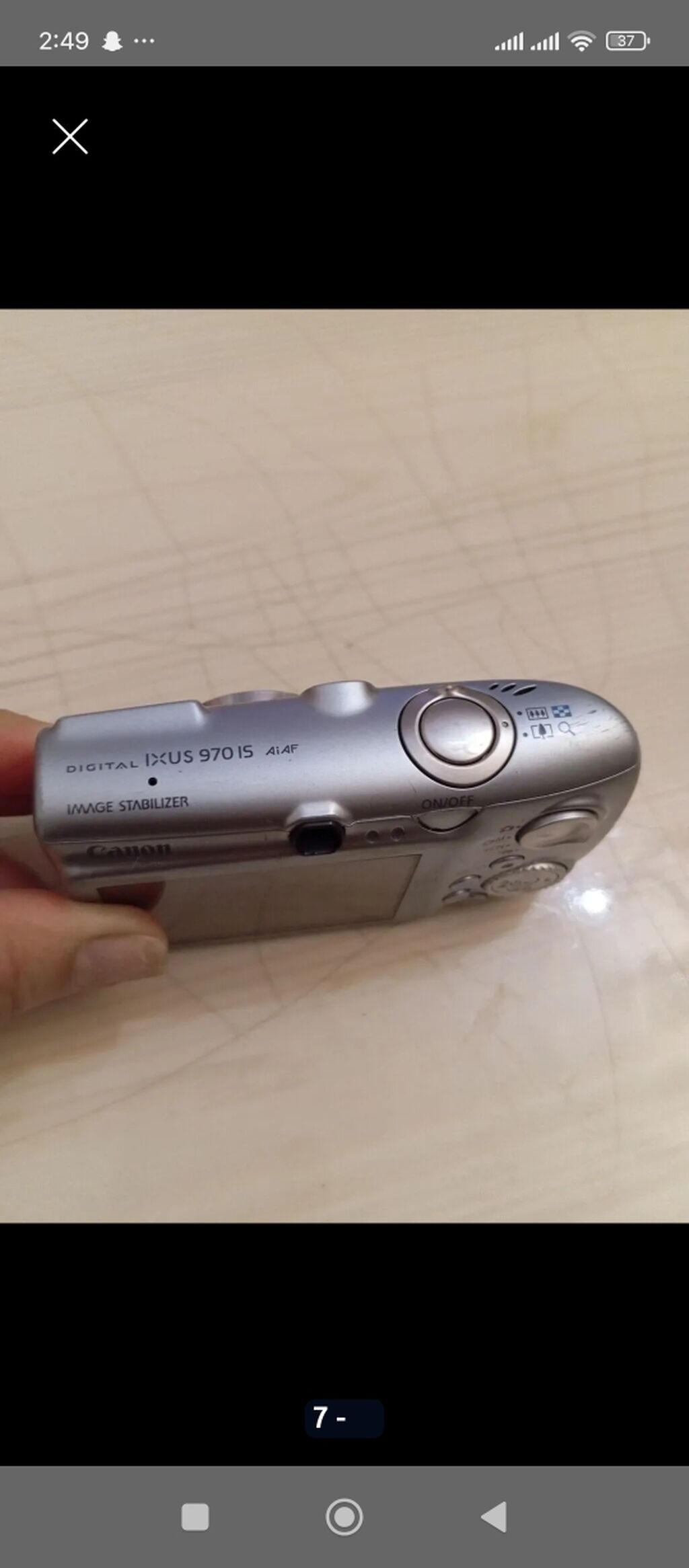 Canon Digital Ixus 970 IS (AiAF) kompakt fotoaparat - Gümüşü korpus — Elektronika, Bakı (2)