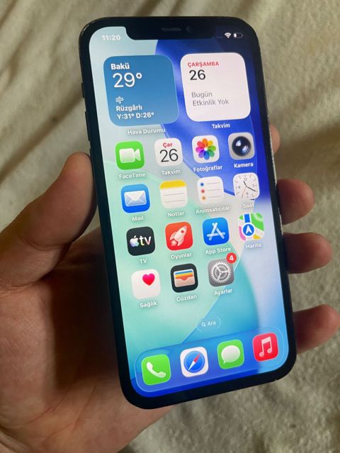 IPhone 12 Pro, 128 GB, Blue Titanium — Bakı