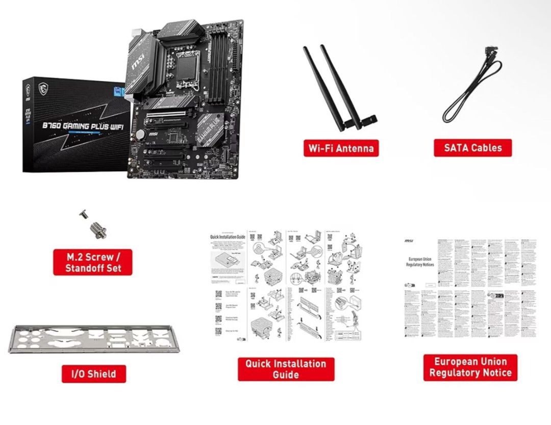 Ana plata MSI B760 Gaming Plus WiFi — Elektronika, Bakı (6)