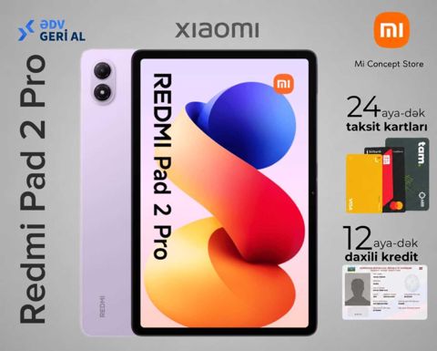 Xiaomi Redmi Pad 2 Pro Graphite Gray 256GB/8GB — Bakı