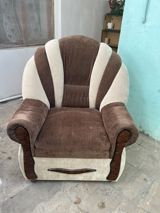 4 ədəd biryerde satılır Qəhvəyi-bej rəngdə yumşaq kreslo - Parça — Furniture