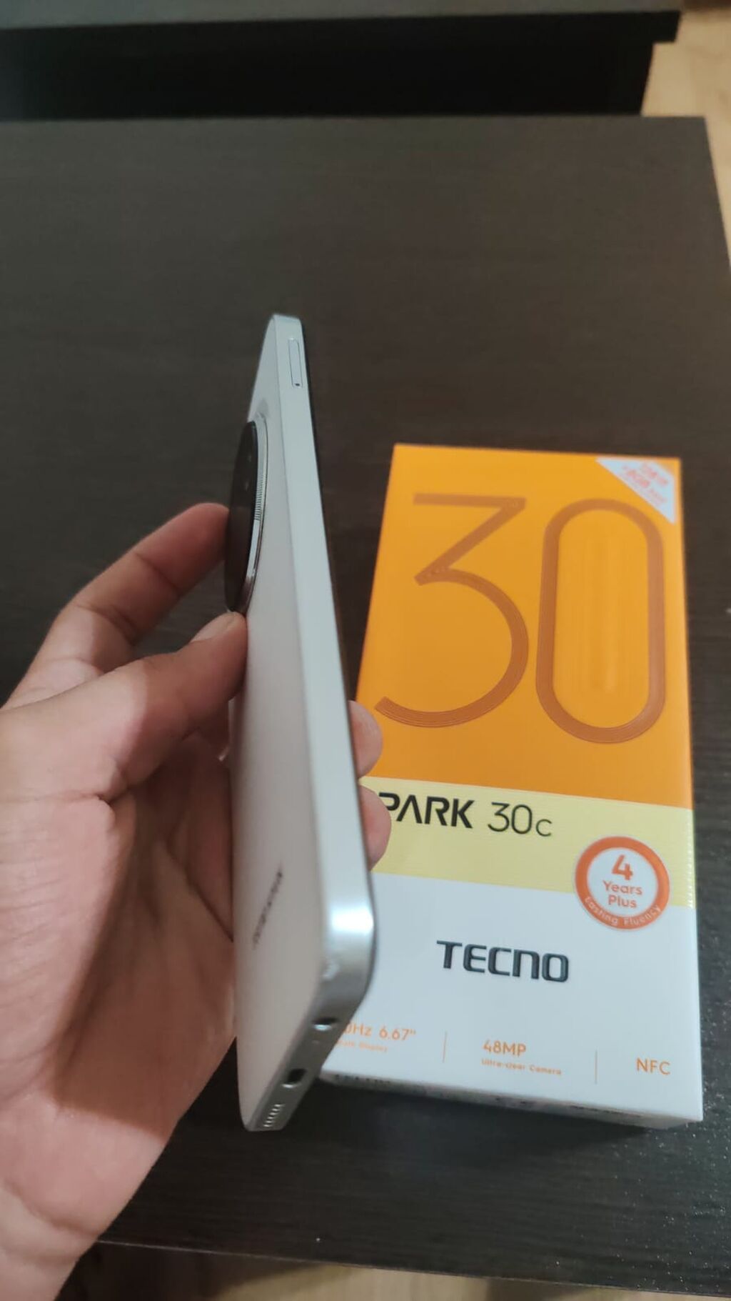 Tecno Spark 30C, 128 GB, rəng - Ağ, Sensor — Tecno, Gəncə (2)