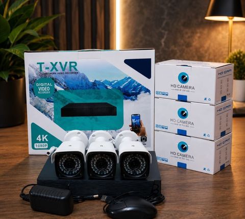 DVR 4 çıxışlidir Təzədir (2026) Telefondan izləmə. 3 ədəd Təzə Demir — Bakı