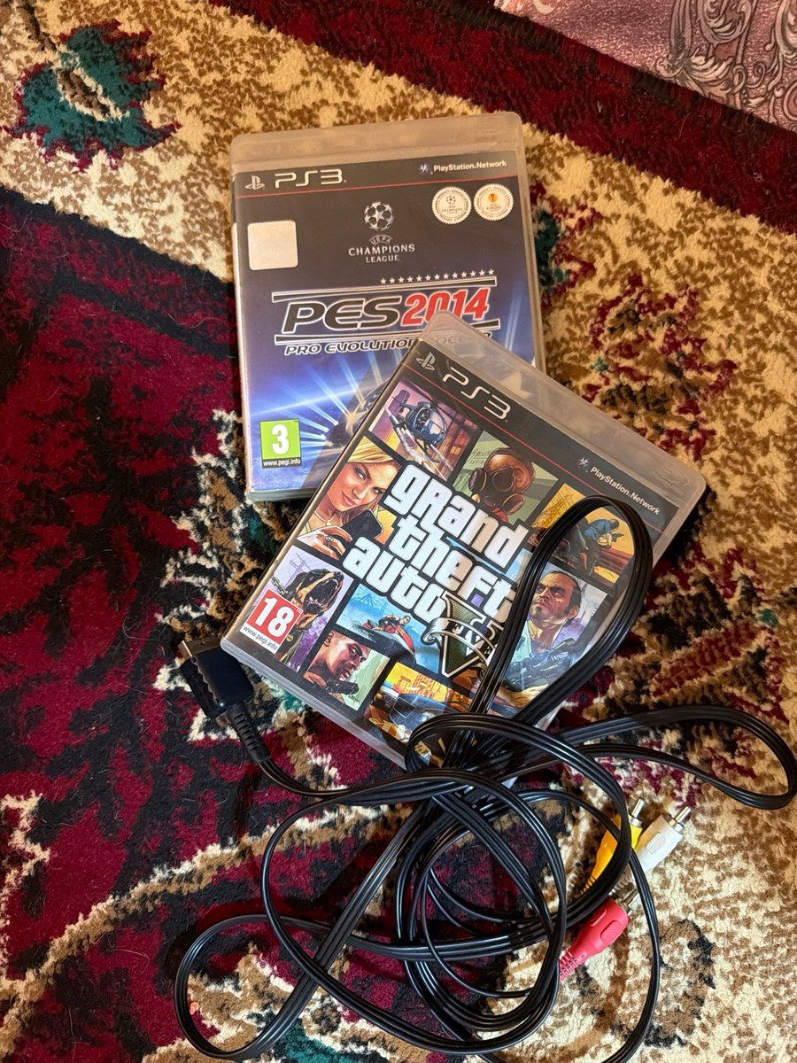 PS3 GTA5, PES2014 oyun diskləri — Elektronika, Bakı