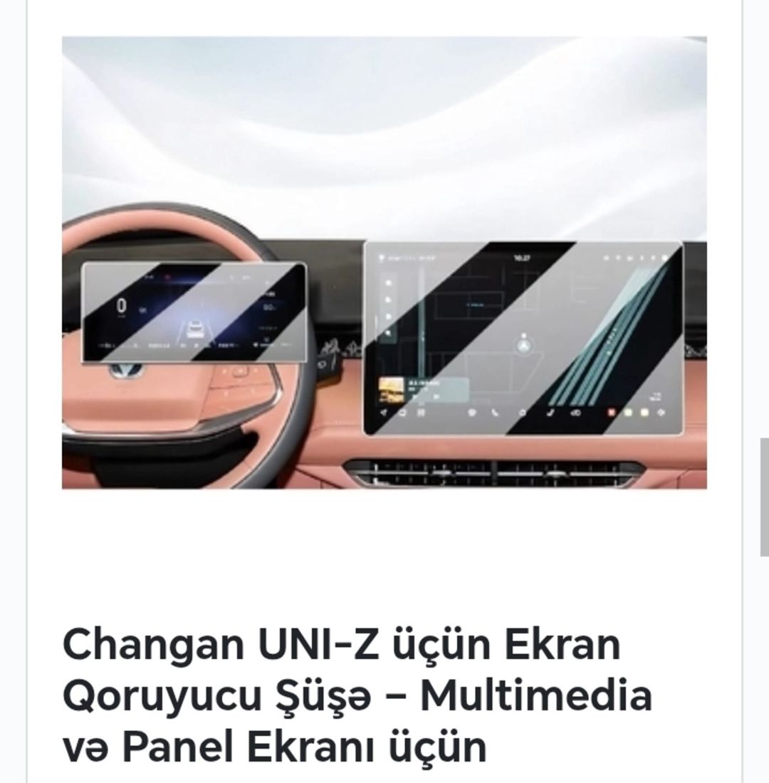 Changan Uni-Z aksesuarları — Ehtiyat hissələri və aksesuarlar, Bakı (9)