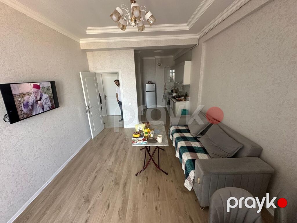 Dəniz mənzərəli, geniş balkonlu 2 otaqlı mənzil. Panoram pəncərələrdən — Daşınmaz əmlak, Saray (8)
