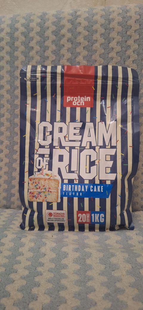 Məhsul: Protein OCN Cream of Rice – “Birthday Cake” dadı Çəki: 1 kq — Bakı