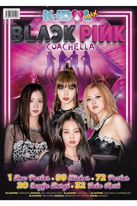 Blackpınk mövzulu “K-Idol Mix” jurnal dəsti. Dəstin üz qabığında — Digah