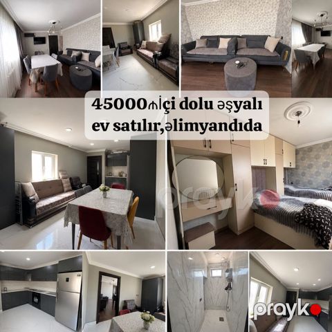 Sabunçuda 3 otaqlı əşyalı ev satılır Qiymət: 45.000 AZN Sabunçu