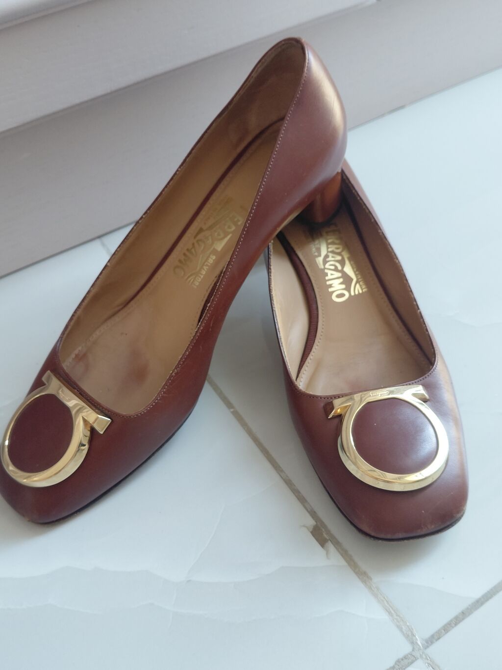 Salvatore Ferragamo qadın ayaqqabısı - Model: klassik balerina-stil — Şəxsi əşyalar, Digah (2)