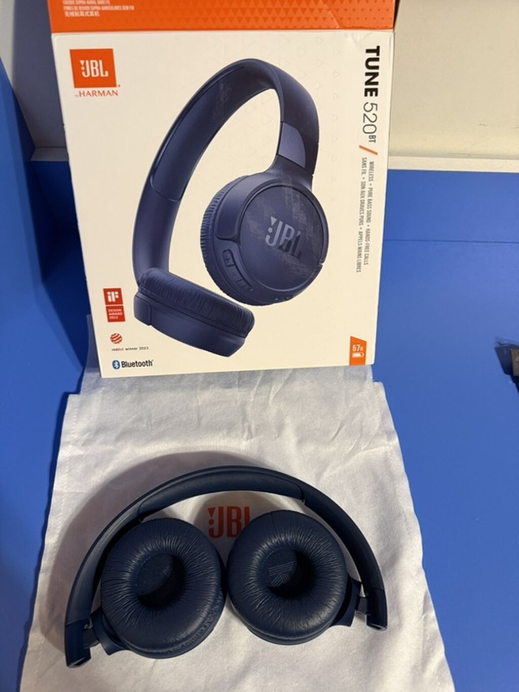 İşlənmiş Simsiz (Bluetooth) Qulaqcıqlar, JBL, rəng - Mavi — Qulaqcıqlar, Bakı (4)