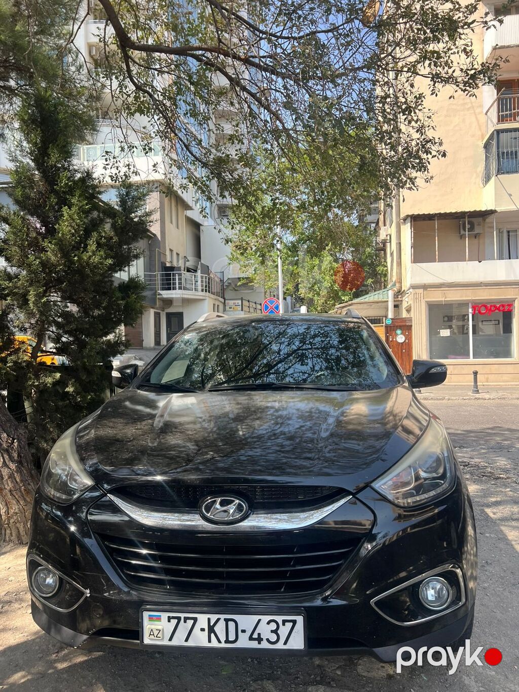 Hyundai ix35, qara rəng, benzinli krossover. Xüsusiyyətlər 77-KD-437 — Avto, Bakı (2)