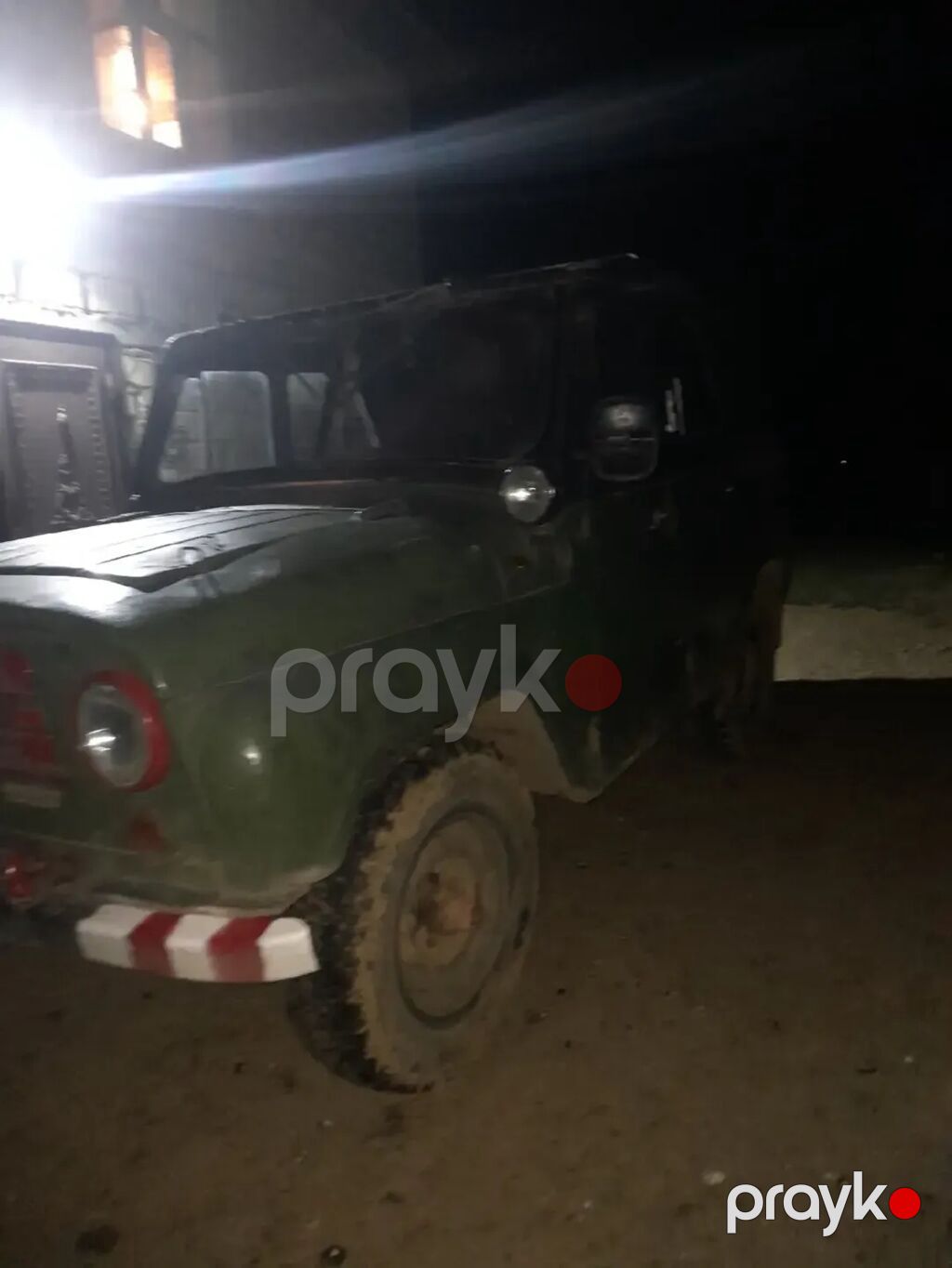 UAZ 469 of-roader, yaşıl rəng, yumşaq tavanlı (tentli) kuzov — Avtomobillər, Lənkəran (4)