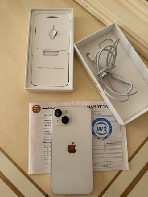 IPhone 13, 128 GB, Starlight — Masazır
