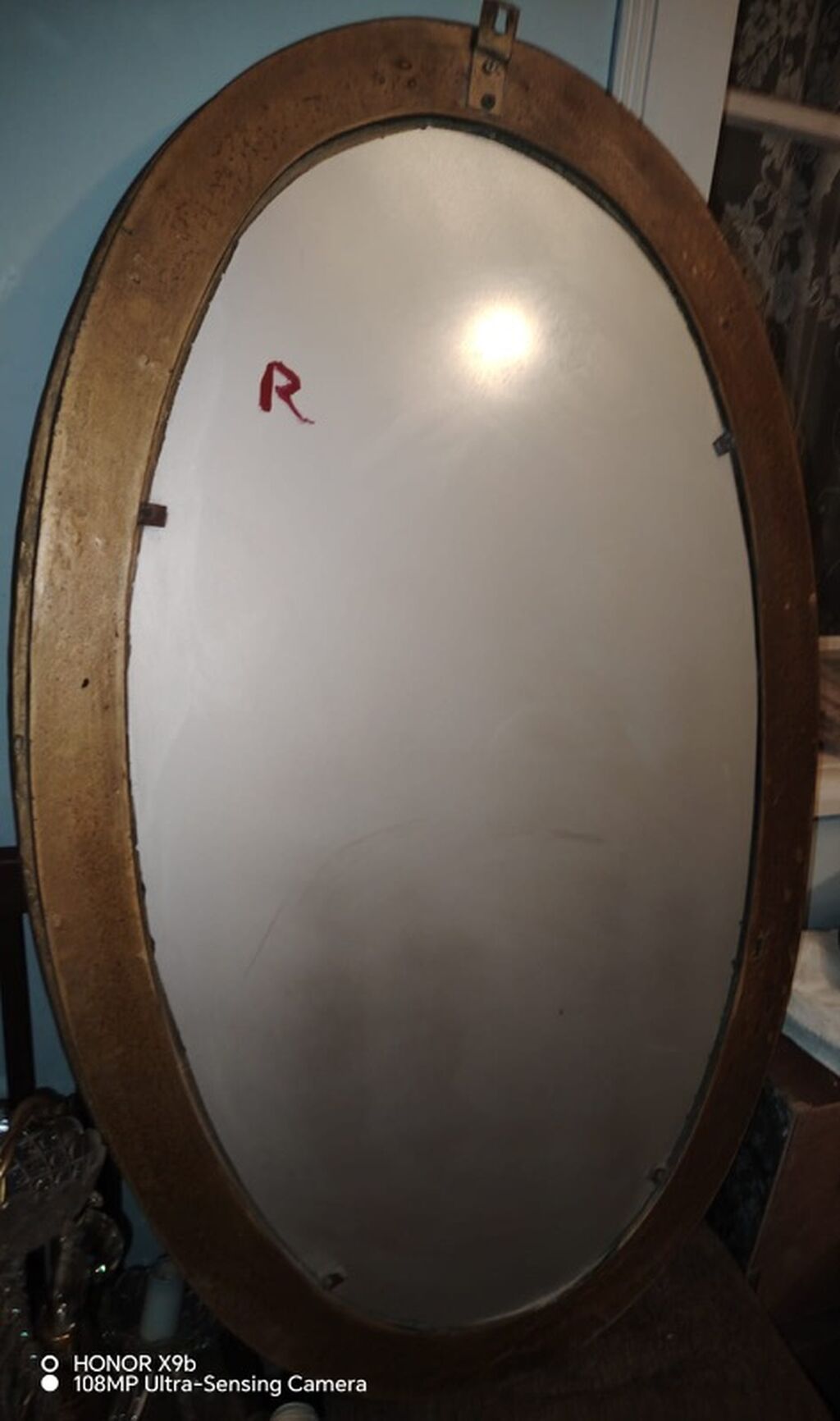 Güzgü Divar üçün, Oval, Dekorativ, Naxışlı — Mallar, Gəncə (3)