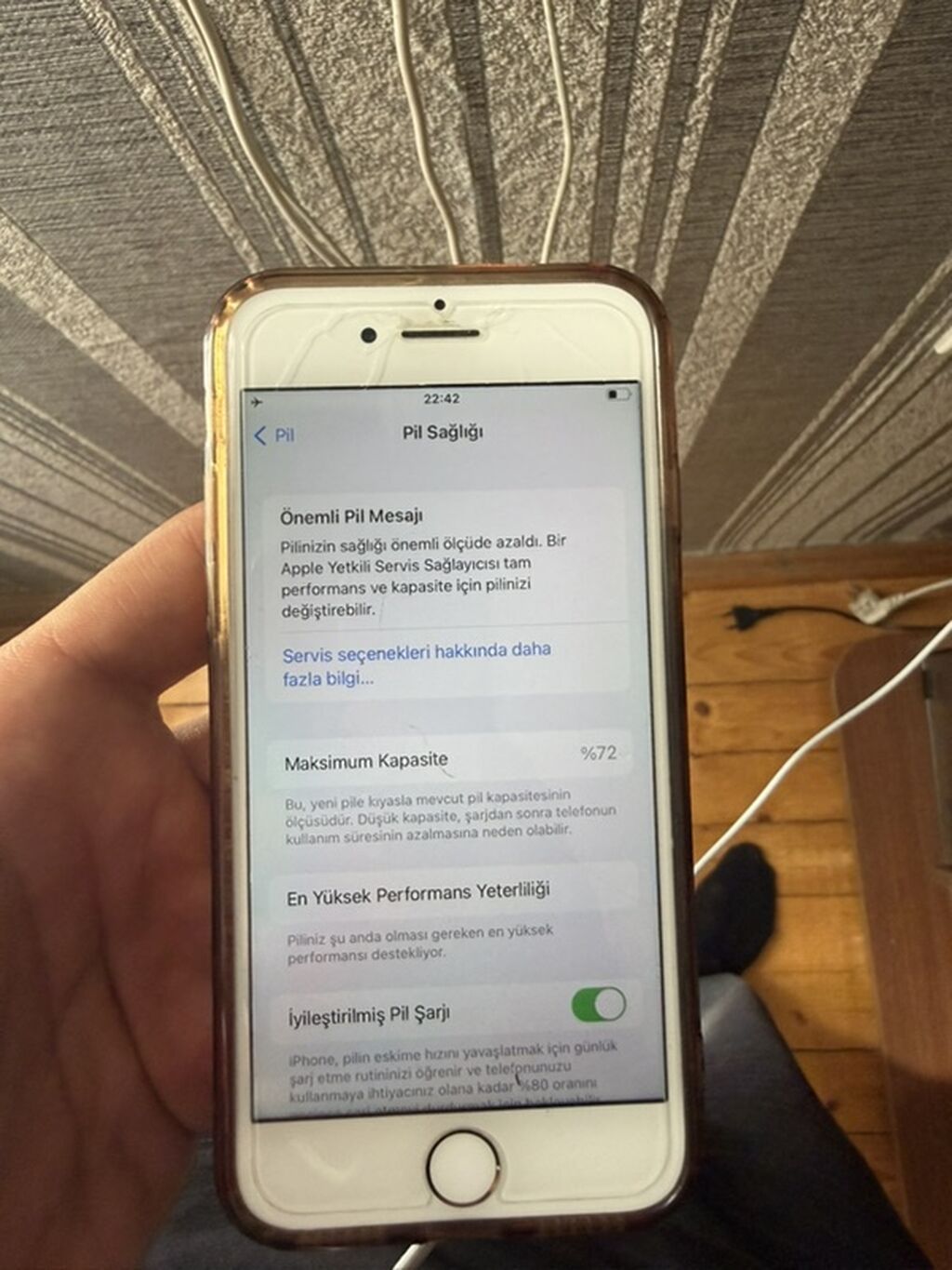 IPhone 7, 32 GB, Qızılı, Barmaq izi, Face ID — Apple iPhone, Bakı (3)