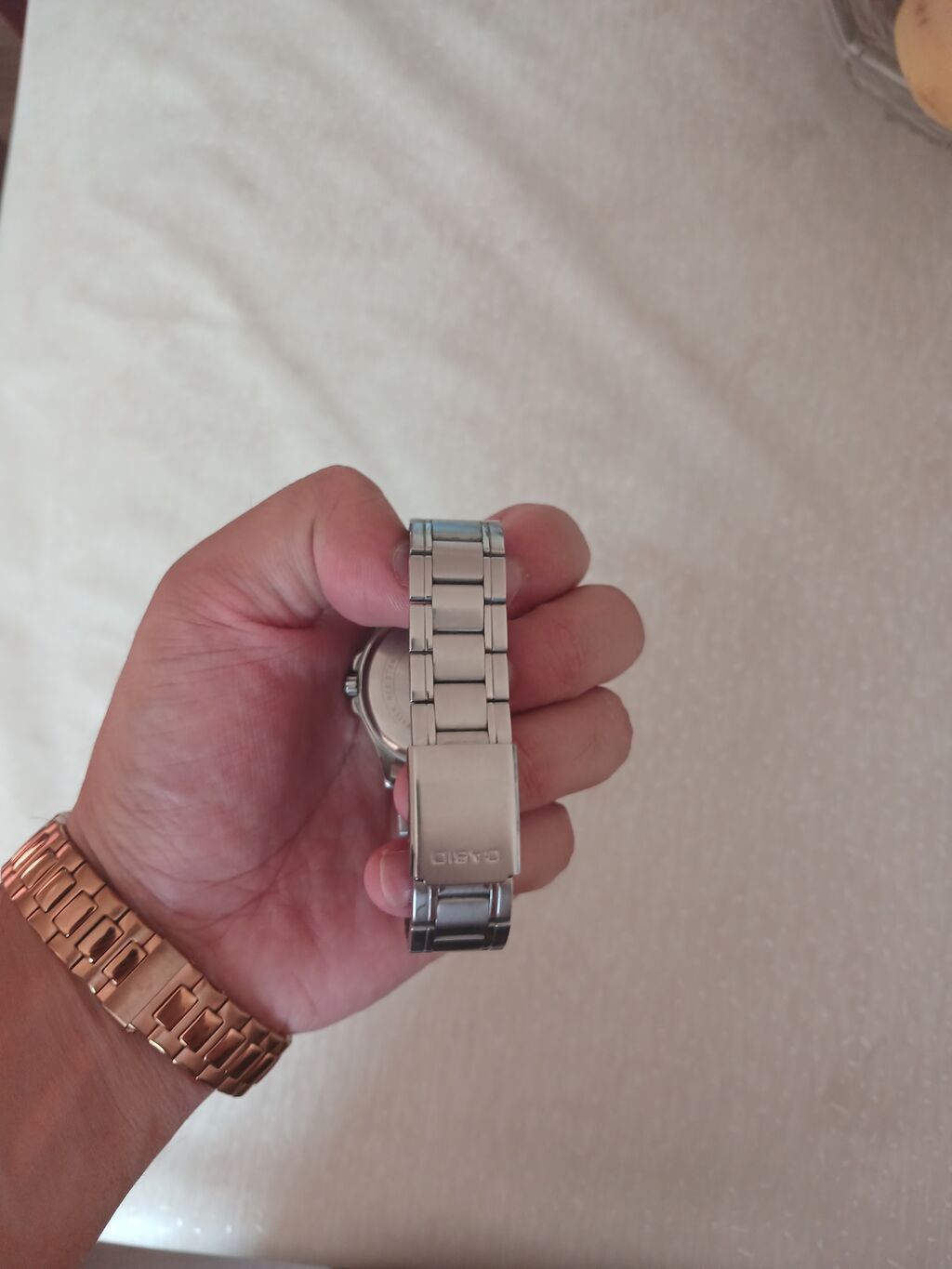 Casio kişi qol saatı - Korpus və bilərzik: paslanmayan polad, klassik — Qol saatları, Masazır (3)