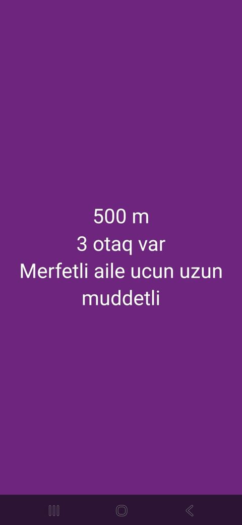 Uzunmüddətli icarəyə verilir: 3 otaqlı mənzil. Merfetli ailə üçün — Xırdalan