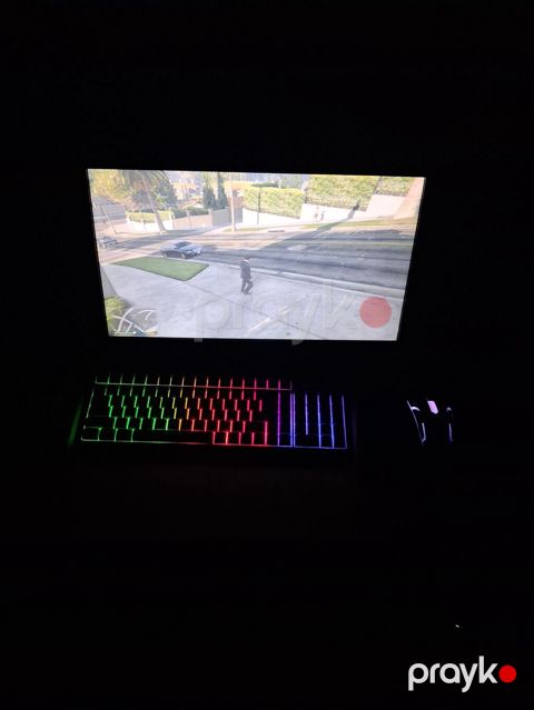Fujitsu L20T-3 LED monitör + RGB klaviatura və oyun siçanı dəsti