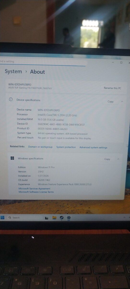 Asus Tuf gaming F16 — Elektronika, Bakı (6)