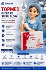 Topmed — Pudrasız Steril Əlcək Peşəkar tibbi prosedurlar üçün — Furniture