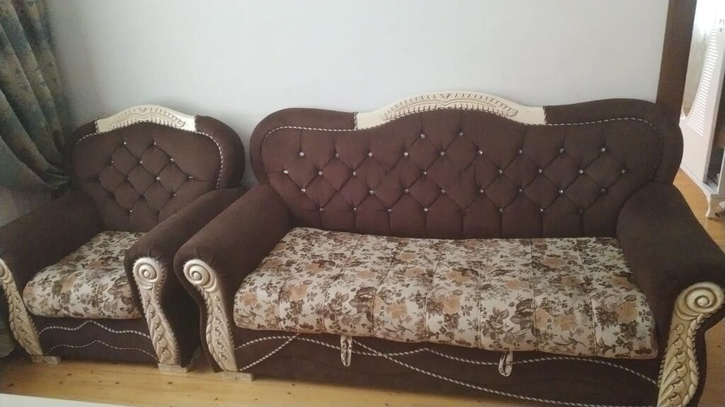 İşlənmiş, Klassik divan, Divan, Bazalı, Açılan — Mebel, Gəncə