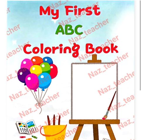 My First ABC Coloring Book - Uşaqlar üçün ingilis əlifbasını öyrədən — Bakı