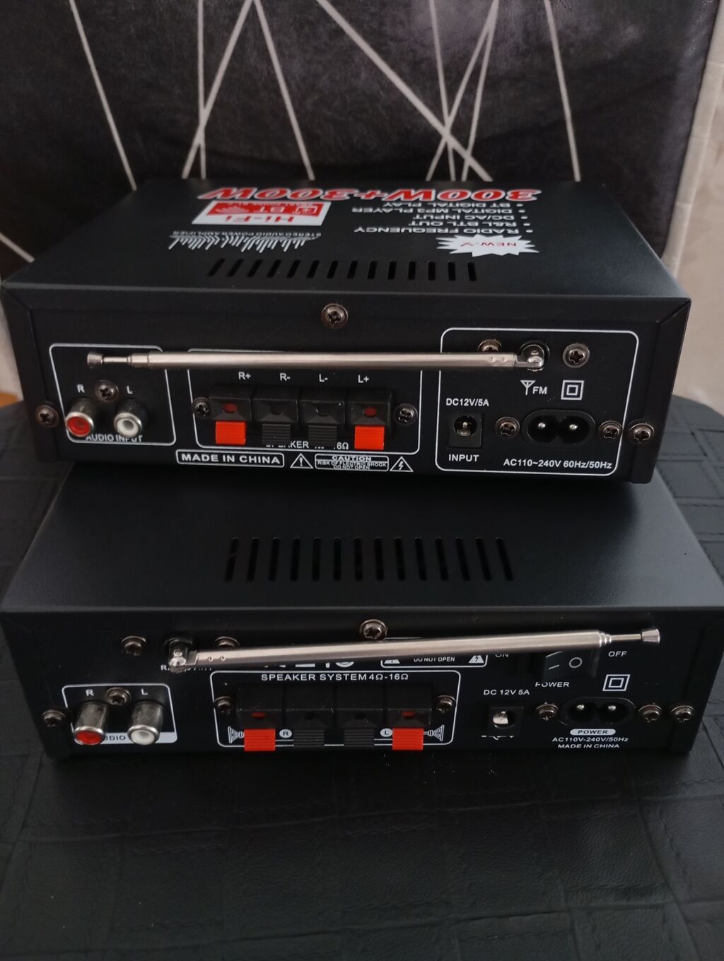 Bluetooth mikrofonlu audio gücləndirici (BT-298 Pro) və qızılı rəngdə — Elektronika, Bakı (4)