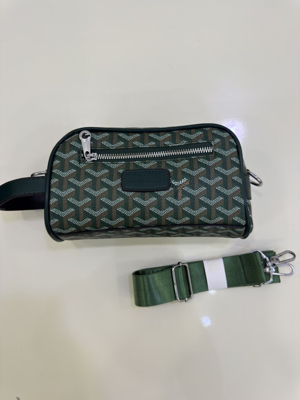 Goyard naxışlı unisex çiyin/çapraz çanta Premium class - Rəng: Tünd — Çantalar, Bakı (4)