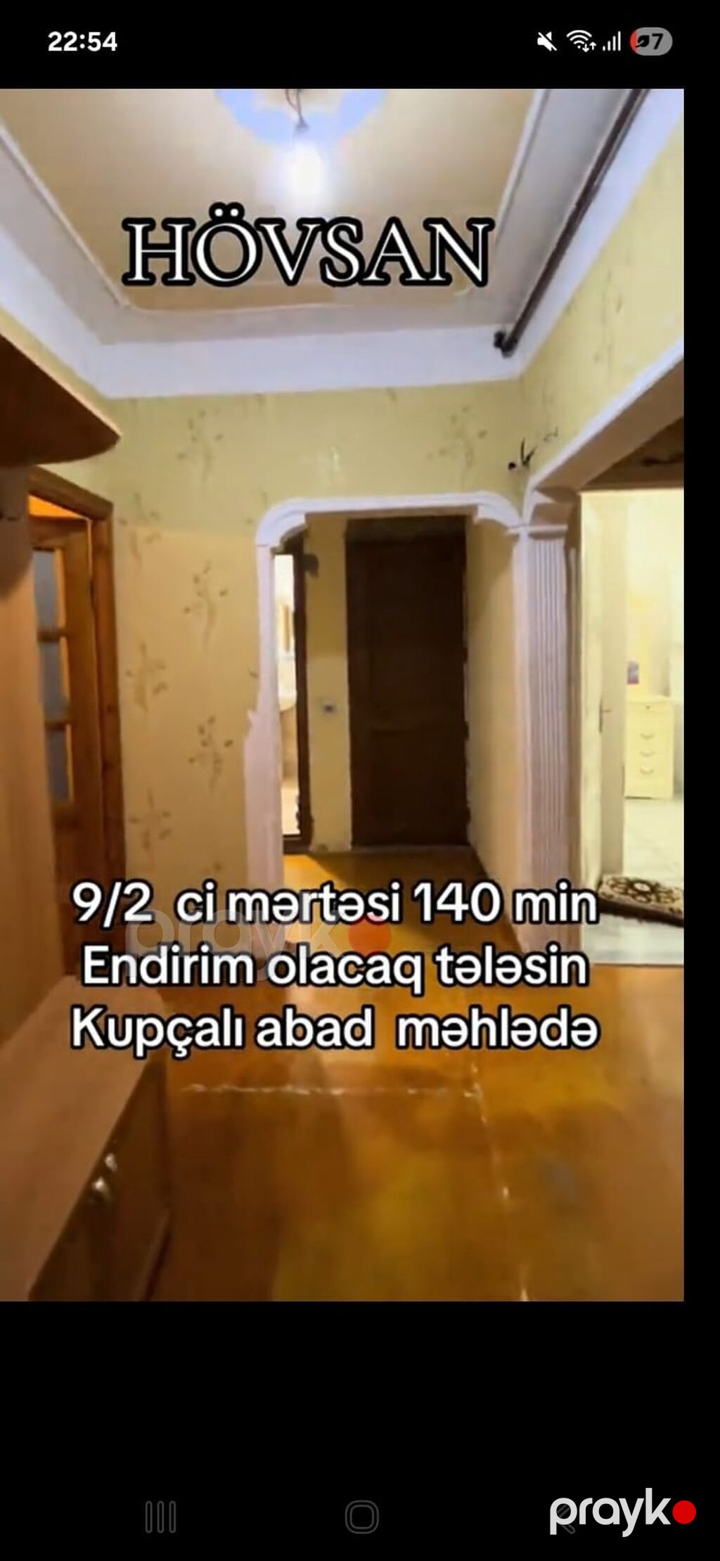 Hovsan qəsəbəsi 9 mərtəbənin 2 ci mərtəbəsi .təmir ortadan yaxşıdı — Daşınmaz əmlak, Bakı (9)