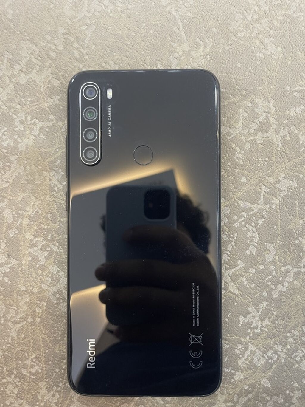 Redmi Note 8, 128 GB, rəng - Qara, Barmaq izi — Elektronika, Bakı (2)