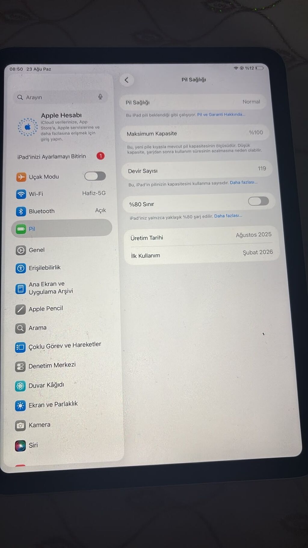 Apple iPad (10-cu nəsil) Wi‑Fi, 128 GB – Gümüş Xüsusiyyətlər — Elektronika, Digah (7)
