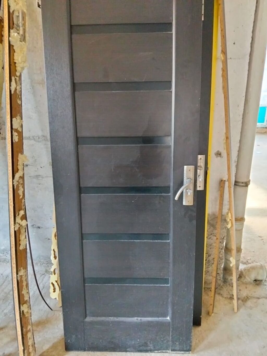 Qapı dəsti – daxili otaq qapısı - Rəng: tünd qara/qaralmış ağac tonu — Mallar, Digah (4)