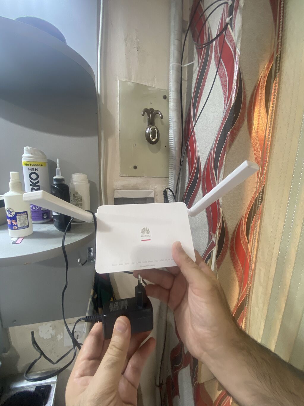 Huawei OptiXstar Wi‑Fi router/modem - İki antenli güclü Wi‑Fi siqnalı — Elektronika, Sumqayıt (3)