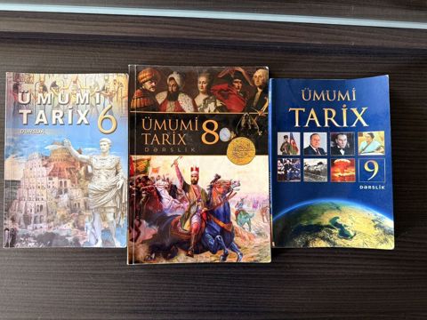 Ümumi tarix 6,8,9 cu sinif dərslikləri.Çox alana endirim var — Bakı