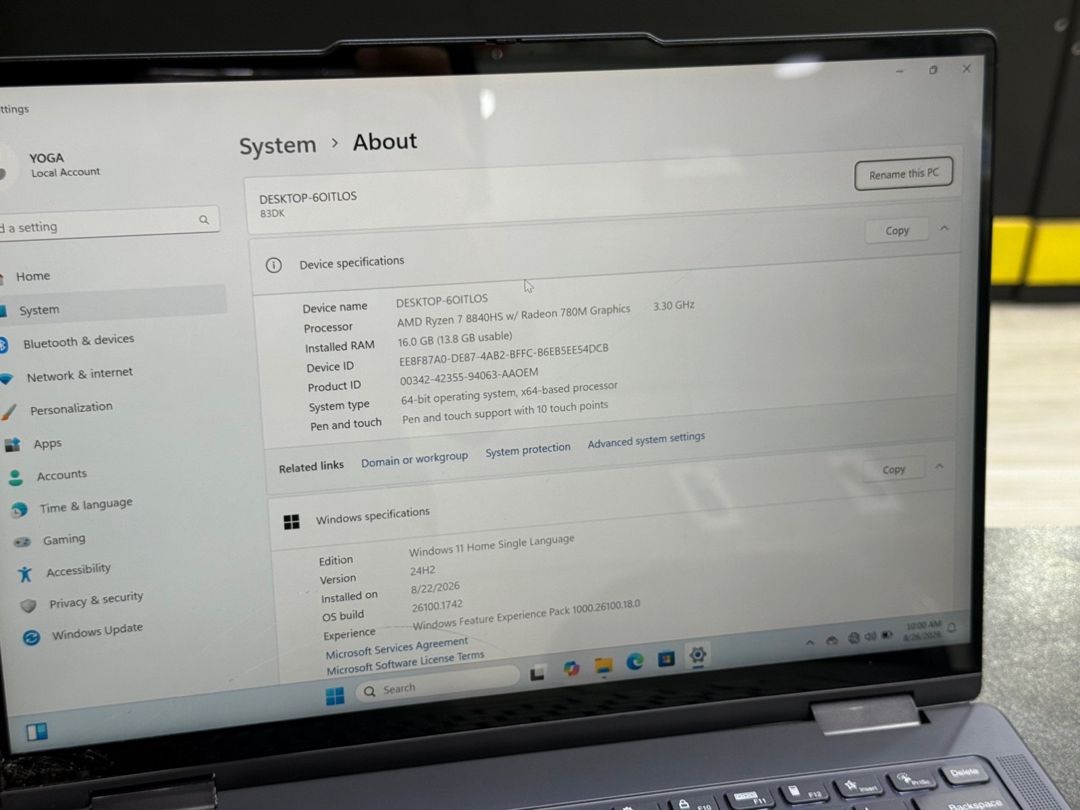 Lenova yoga noutbuku — Elektronika, Bakı (3)