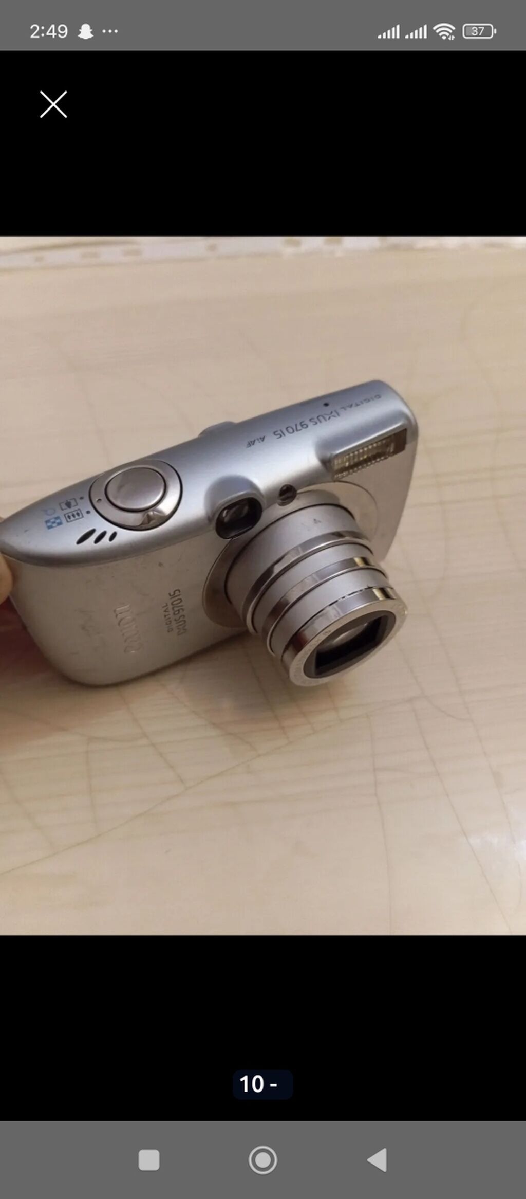 Canon Digital Ixus 970 IS (AiAF) kompakt fotoaparat - Gümüşü korpus — Elektronika, Bakı (4)