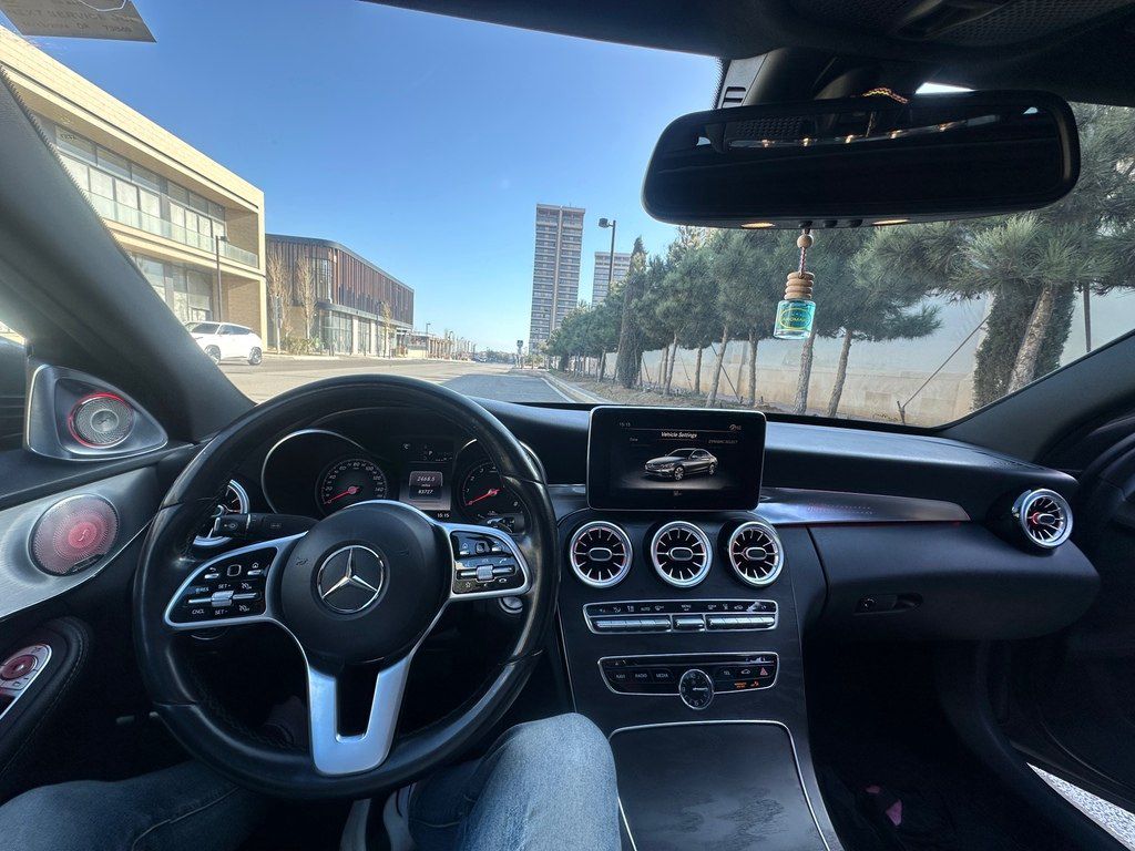 Mercedes C 300, 2.0 L, 2018 il, 145 000 km — Avtomobillər, Bakı (5)